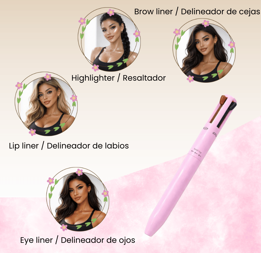 Bolígrafo Multicolor 4 en 1 – Todo en un Solo Bolígrafo