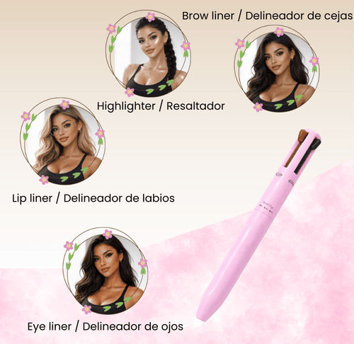 Bolígrafo Multicolor 4 en 1 – Todo en un Solo Bolígrafo