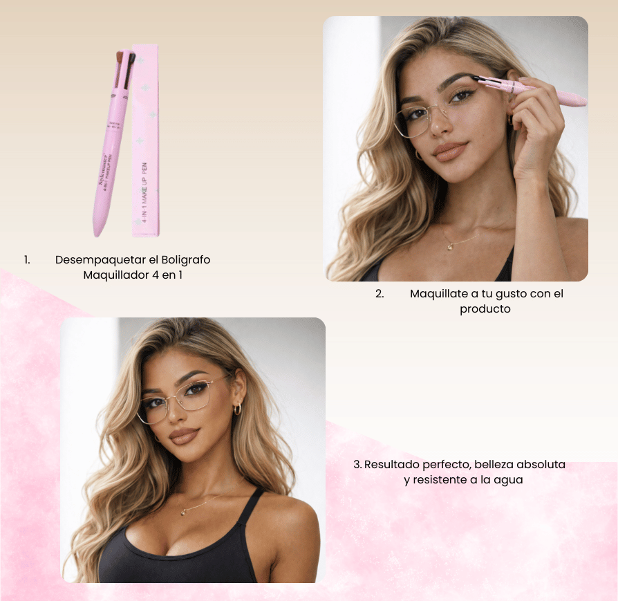 Bolígrafo Multicolor 4 en 1 – Todo en un Solo Bolígrafo