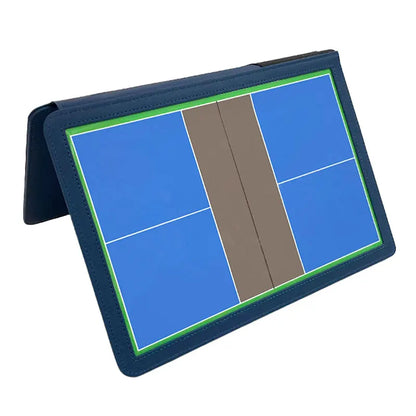 Pizarra de Entrenamiento de Pickleball Plegable – Doble Cara Magnética y Borrable