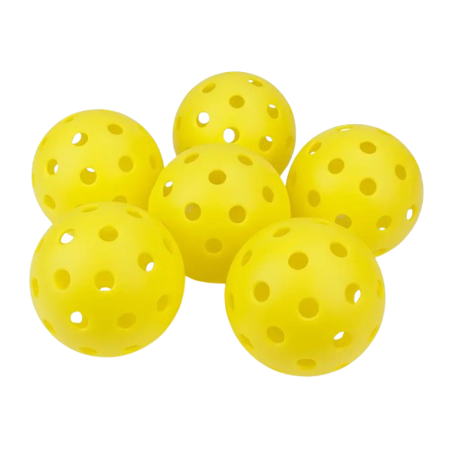 Pelotas Pickleball 40 Hoyos Pack x6 Durables Pro