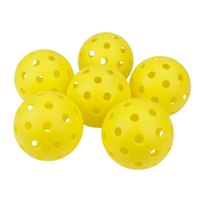 Pelotas Pickleball 40 Hoyos Pack x6 Durables Pro